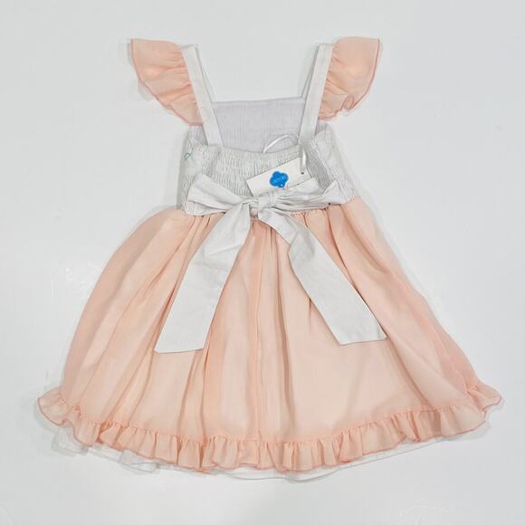 NWT-Please Read Evie’s Closet Size 24M Smocked Flower Dress - Picture 3 of 7